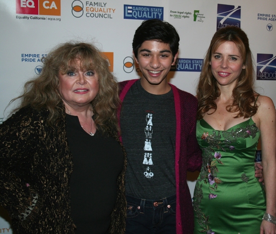Sally Struthers, Mark Indelicato and Kerry Butler Photo